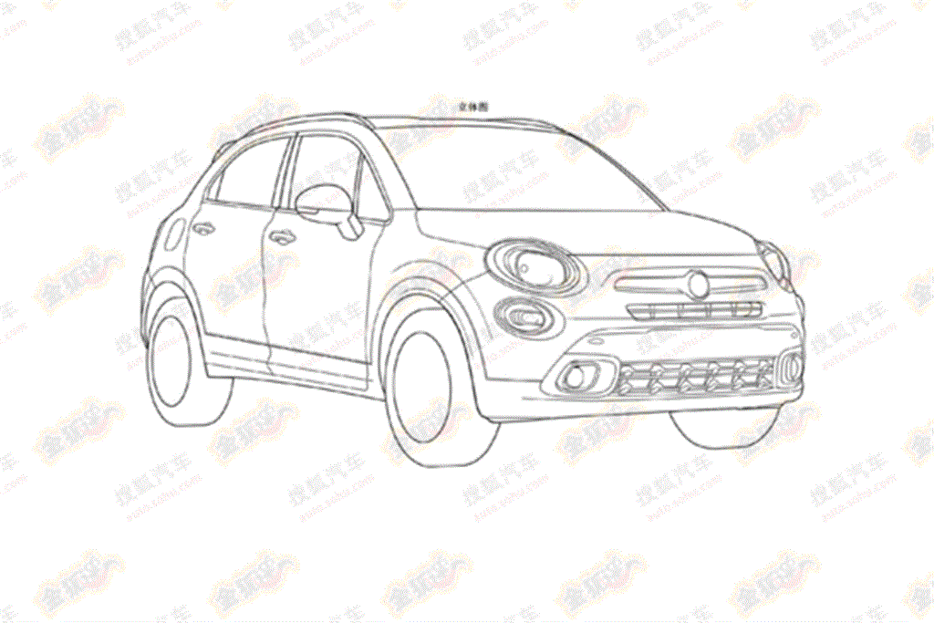 2015 Fiat 500X Front
