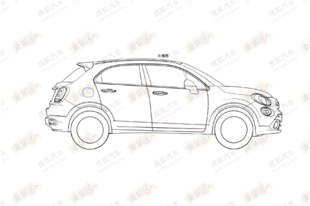 2015 Fiat 500X Side