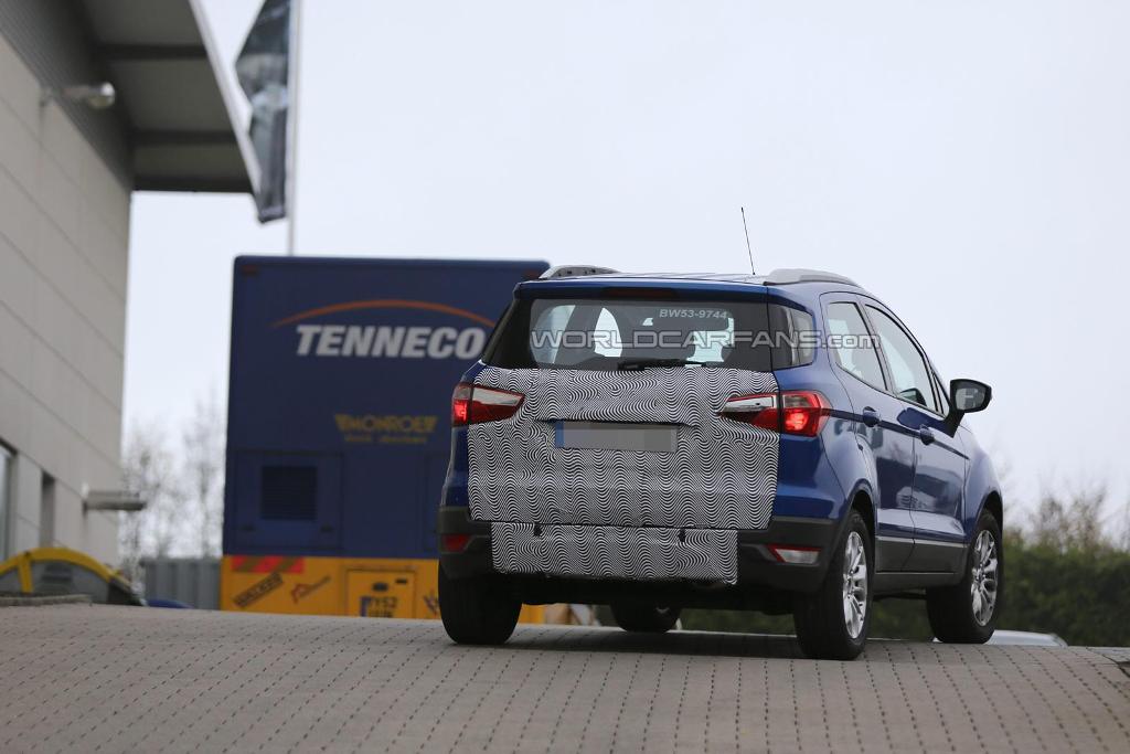 2015 Ford EcoSport Spied Spare Wheel