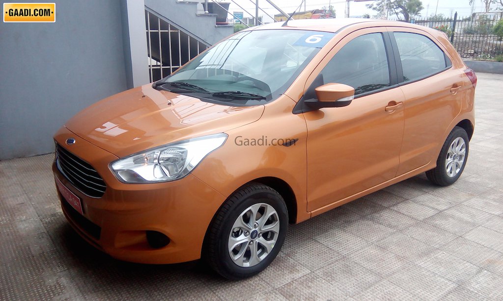2015 Ford Figo Hatchback Spotted Dealership