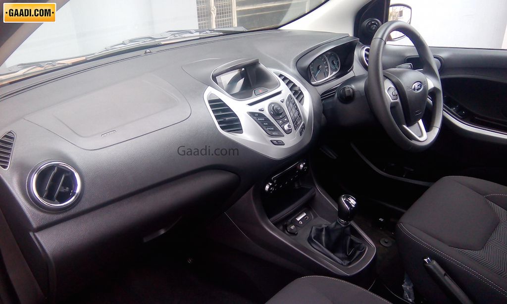 2015 Ford Figo Hatchback Spotted Interior Dealership