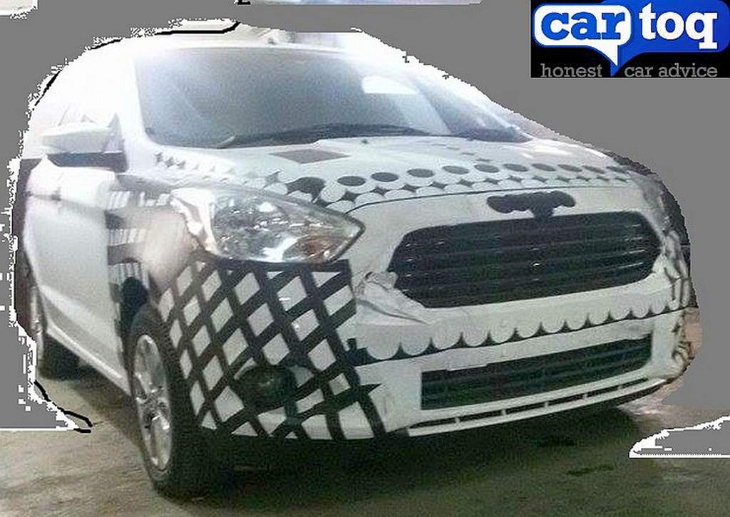 2015 Ford Figo Spyshot Front Profile