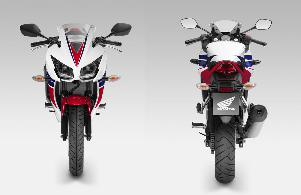 2015 Honda CBR300R Front-Rear