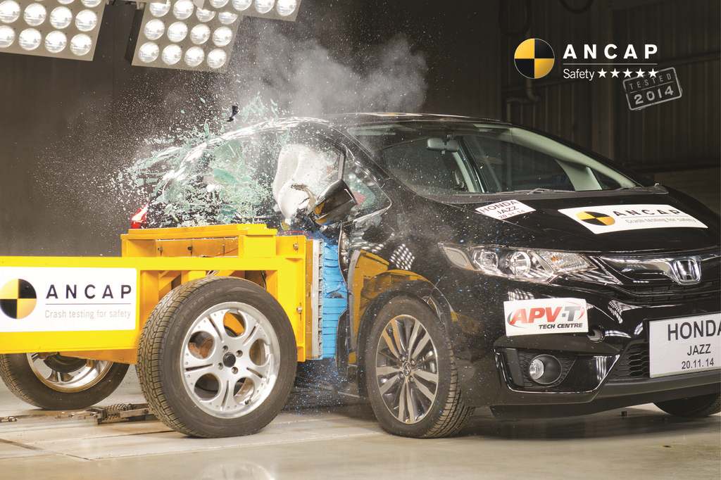 2015 Honda Jazz Crash Test ANCAP