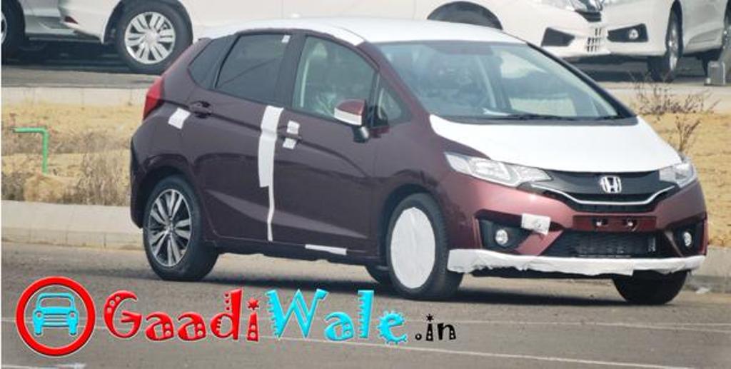 2015 Honda Jazz VMT Spied