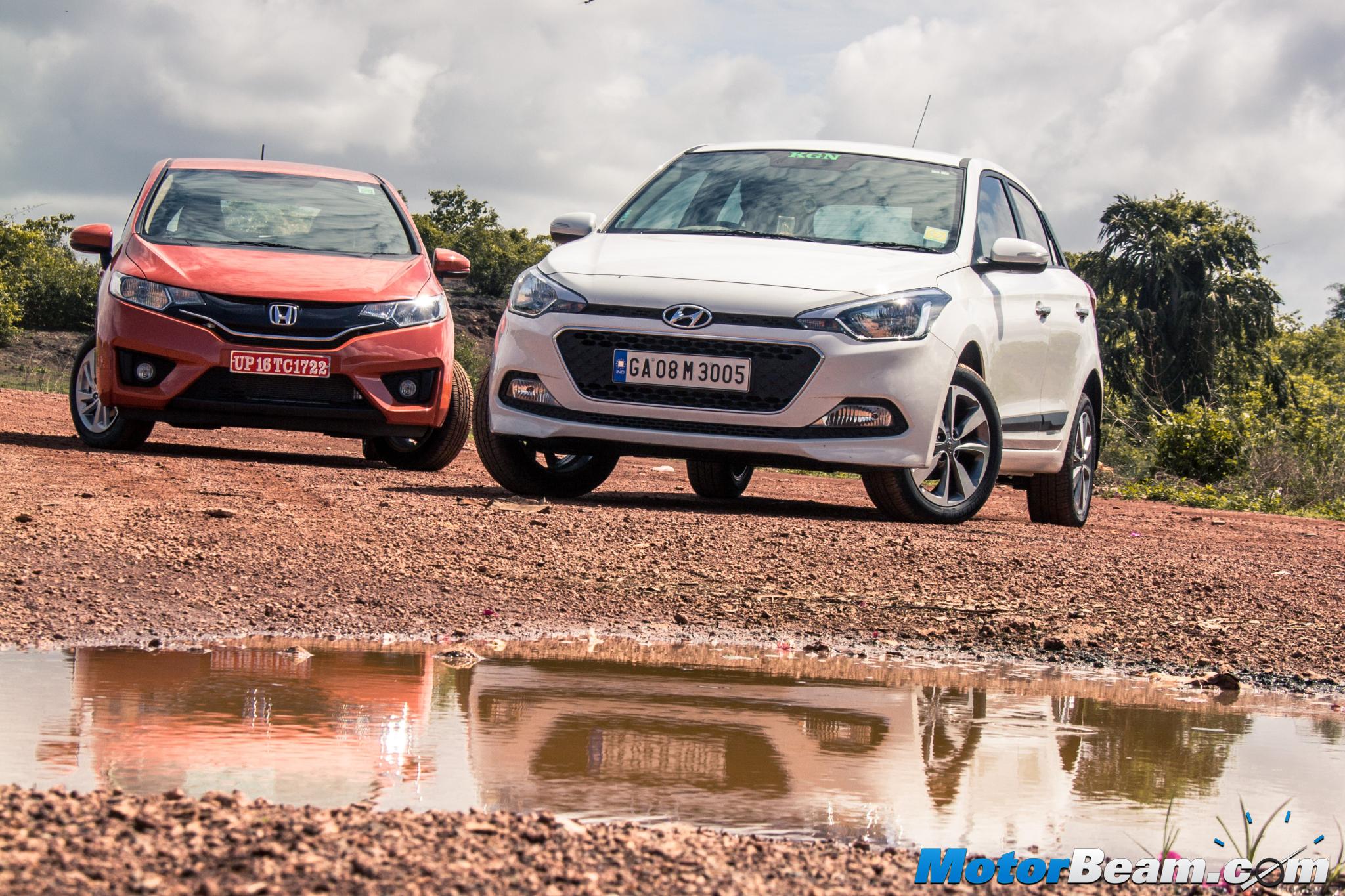 2015 Honda Jazz vs Hyundai i20 Review