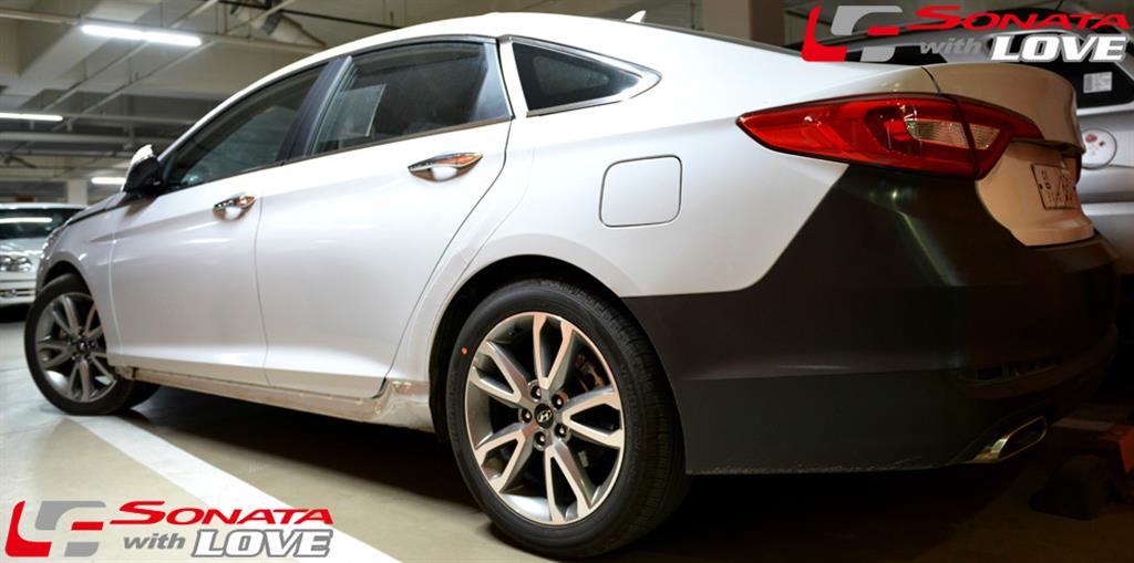 2015 Hyundai Sonata Diesel Spy Pictures