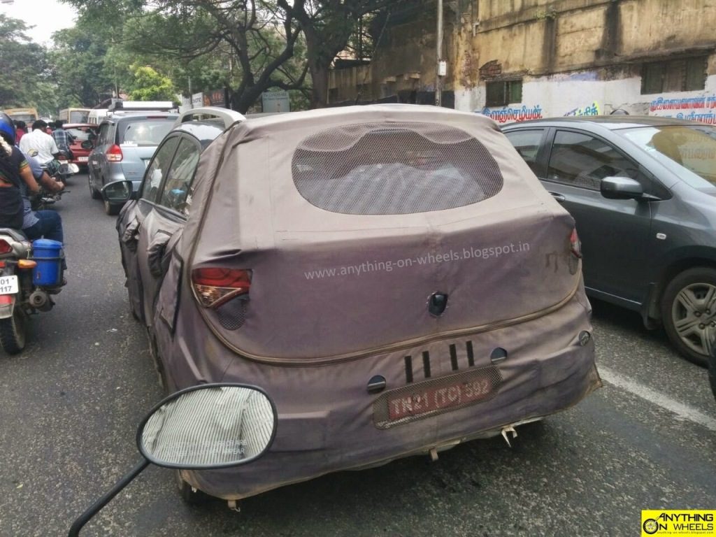 2015 Hyundai i20 Cross Spied Chennai Rear