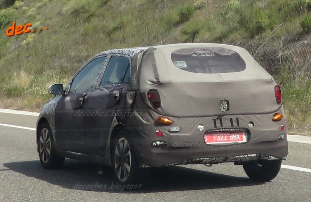 2015 Hyundai i20 Europe Spy Shot Rear