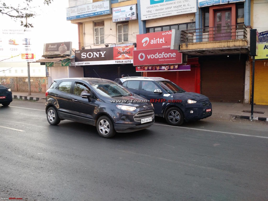 2015 Hyundai ix25 Ford EcoSport Testing