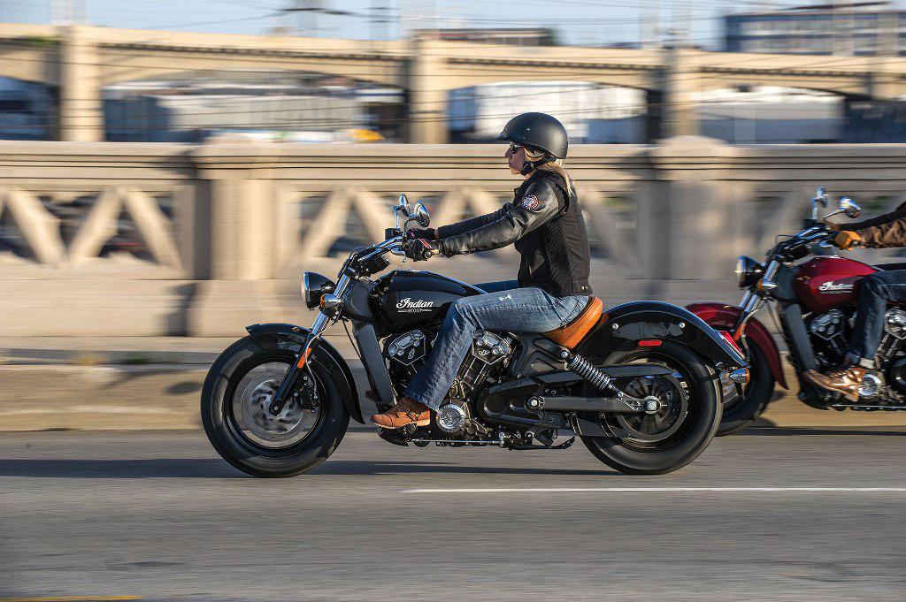 2015 Indian Scout Action