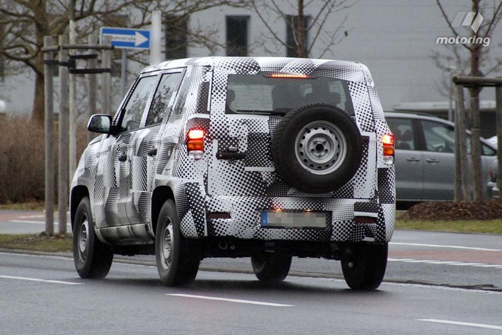 2015 Mahindra Bolero Spy Shot Germany Rear