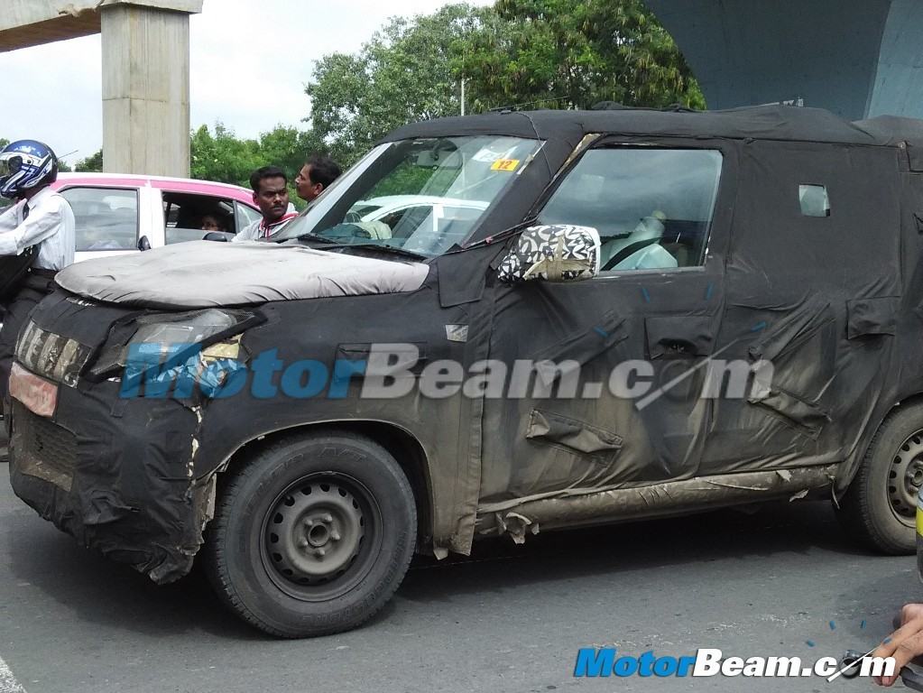 2015 Mahindra Bolero U301 Spied Chennai