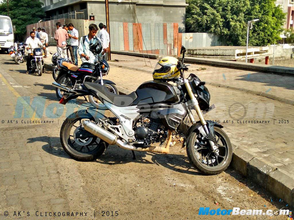 2015 Mahindra Mojo 300 Spied