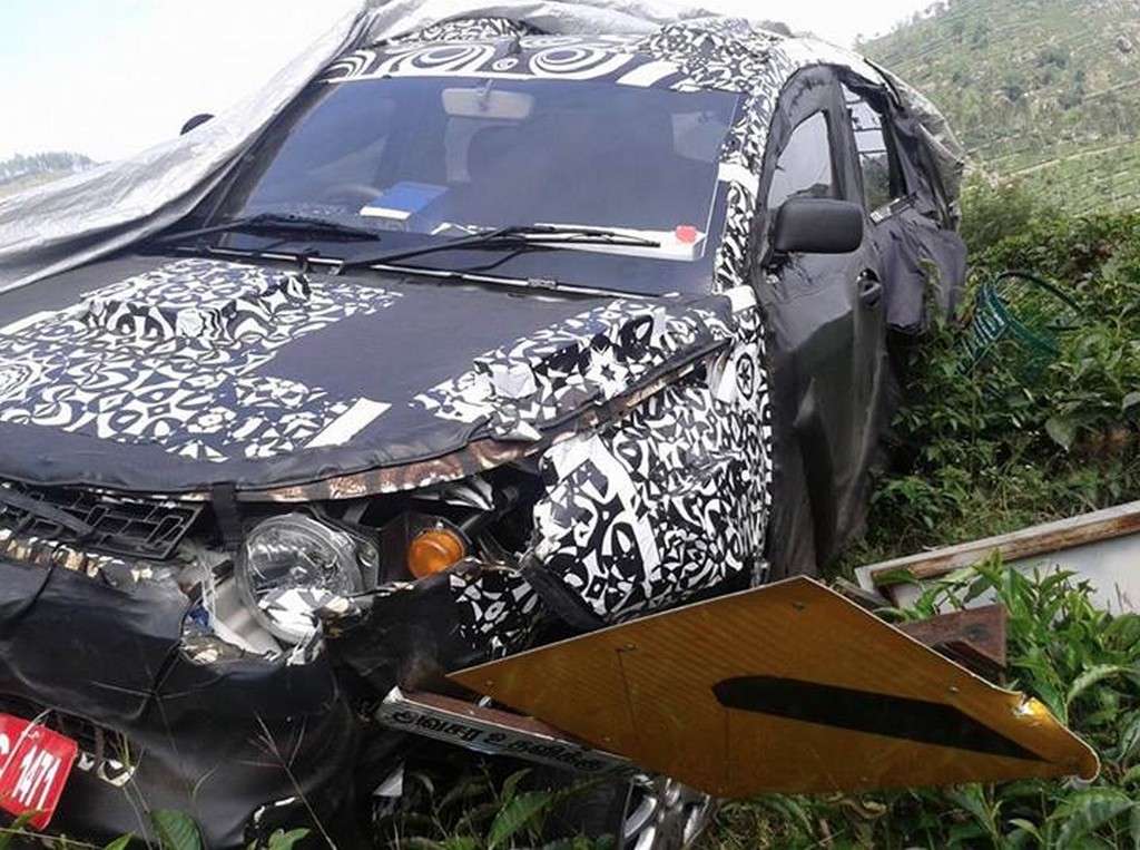 2015 Mahindra S101 Testmule Crash