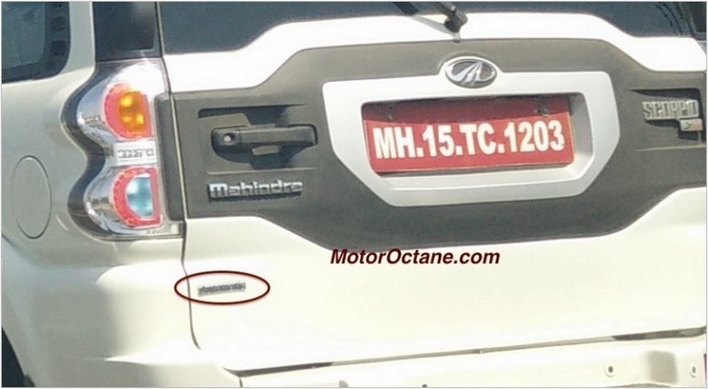 2015 Mahindra Scorpio Automatic Rear