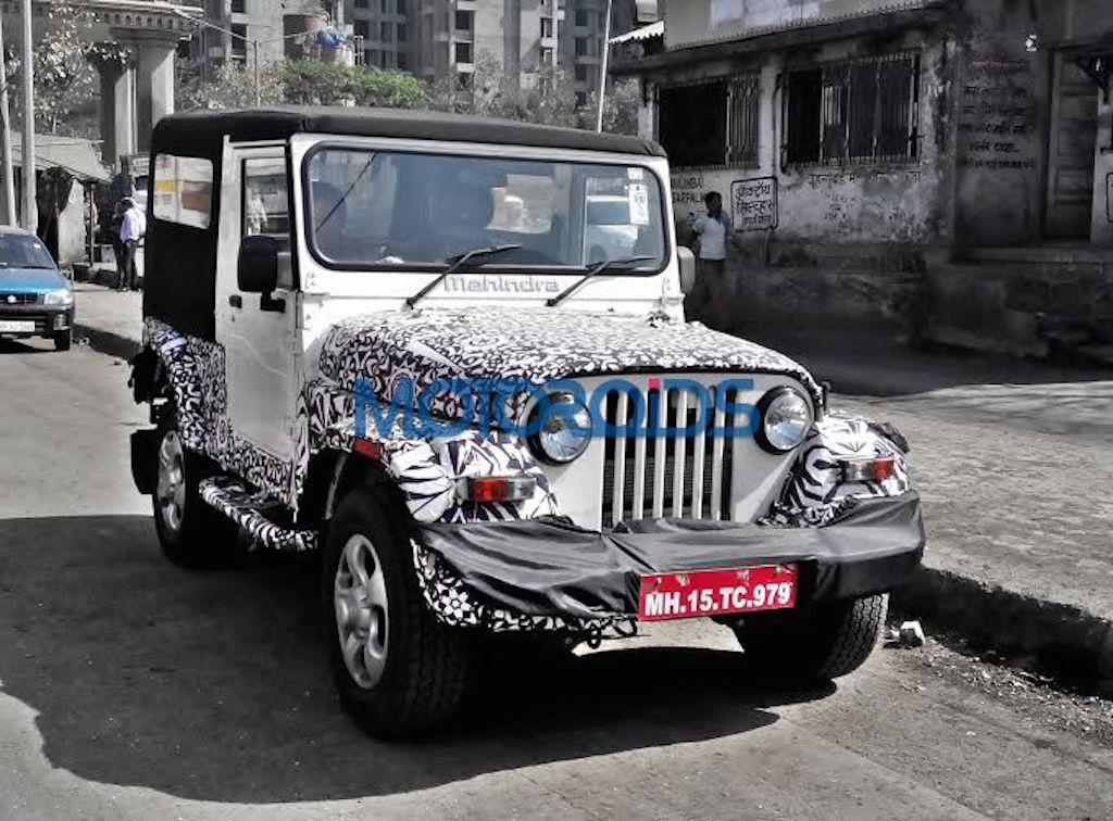 2015 Mahindra Thar Test Mule
