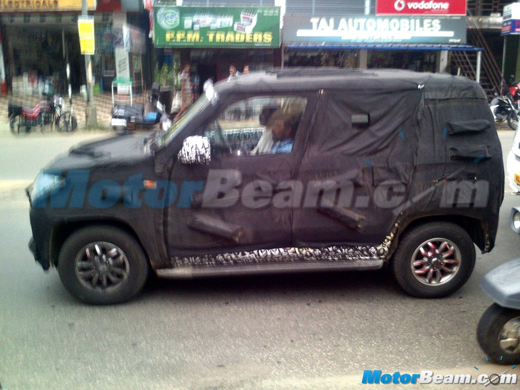 2015 Mahindra U301 Spied Alloys