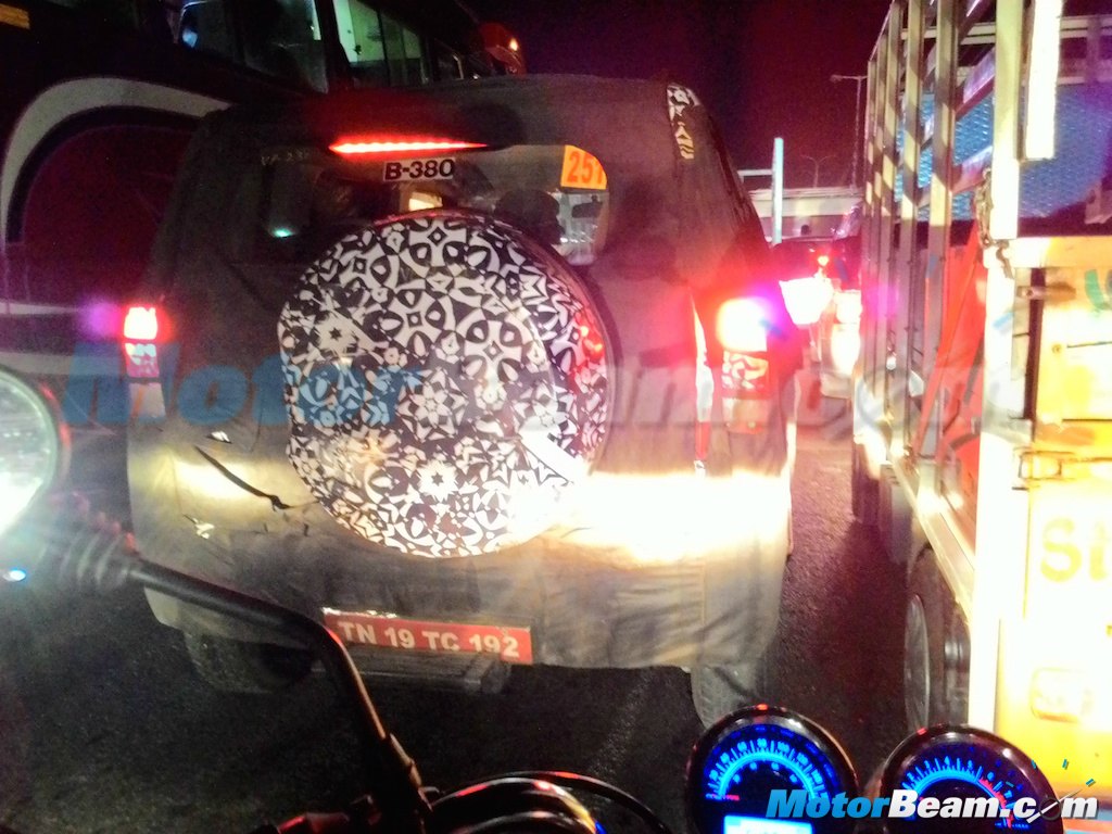 2015 Mahindra U301 Testing Spare Wheel
