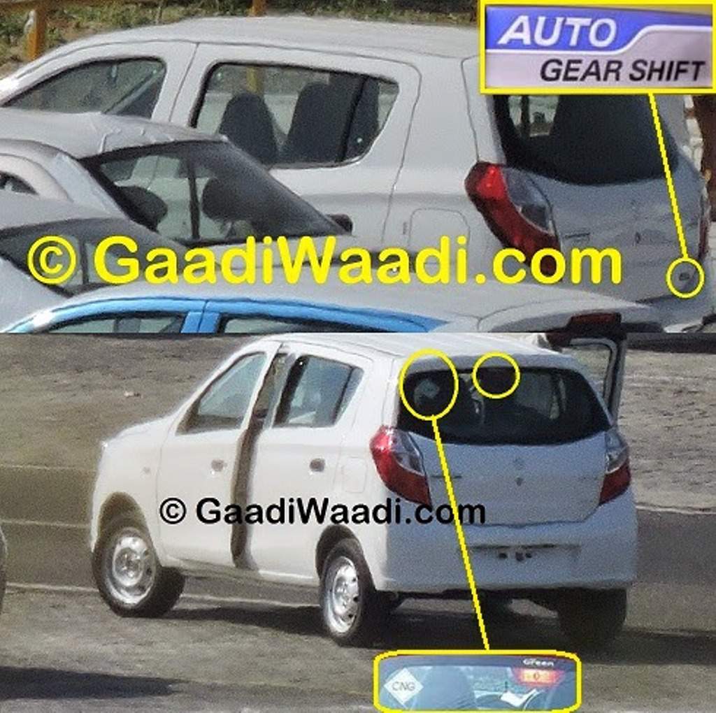 2015 Maruti Alto K10 AMT Spy Shot AMT