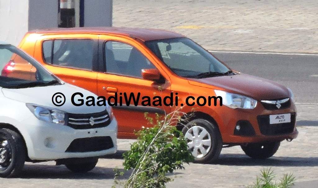 2015 Maruti Alto K10 AMT Spy Shot Grille