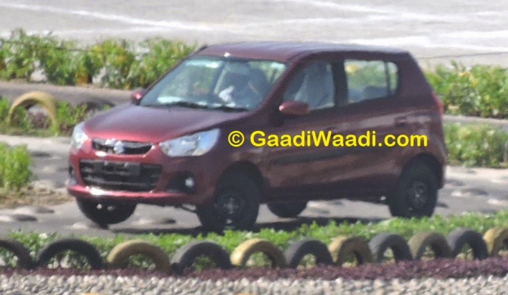 2015 Maruti Alto K10 AMT Spy Shot New Headlights