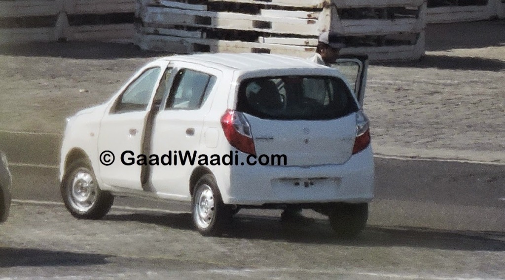 2015 Maruti Alto K10 AMT Spy-Shot New Tail Lights