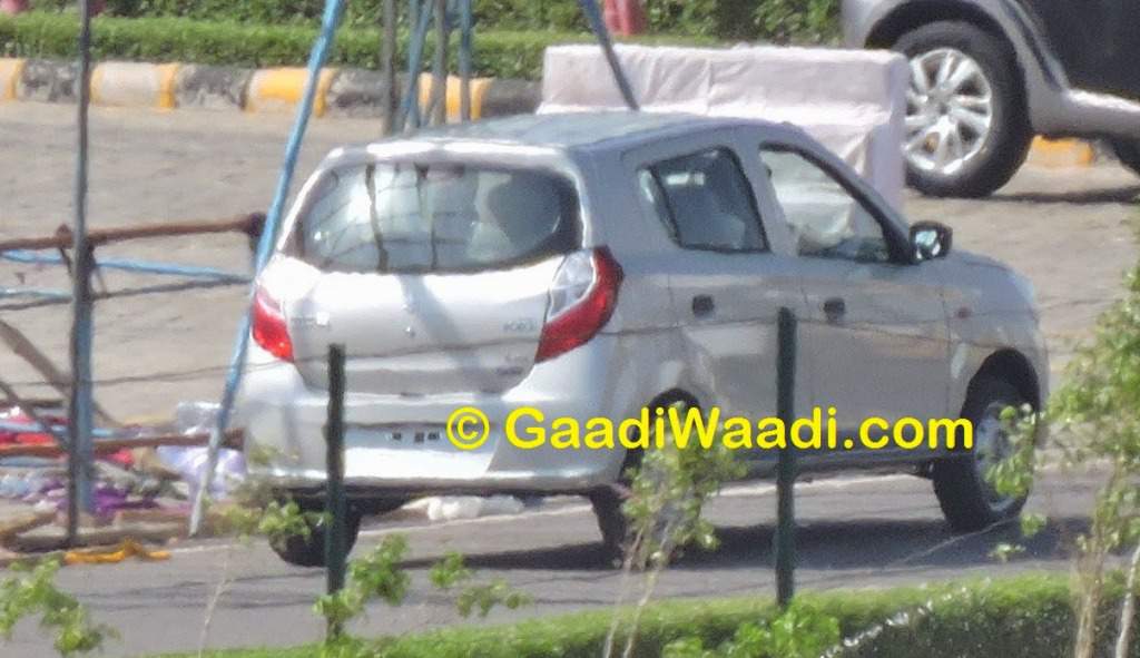 2015 Maruti Alto K10 AMT Spy Shot Rear