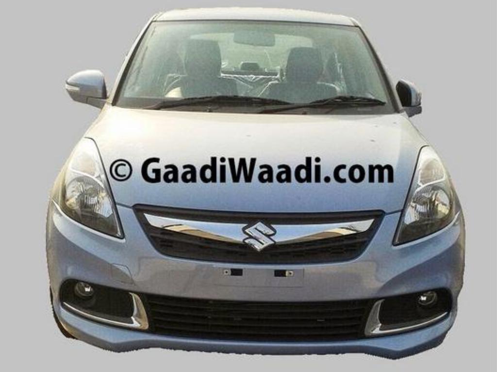 2015 Maruti DZire Facelift Spy Shot Front