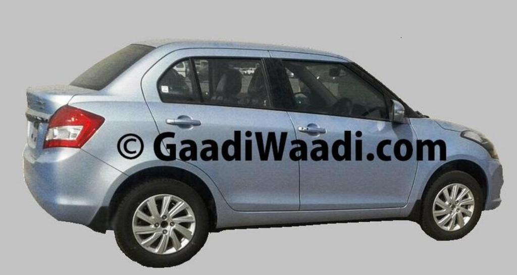 2015 Maruti DZire Facelift Spy Shot Side