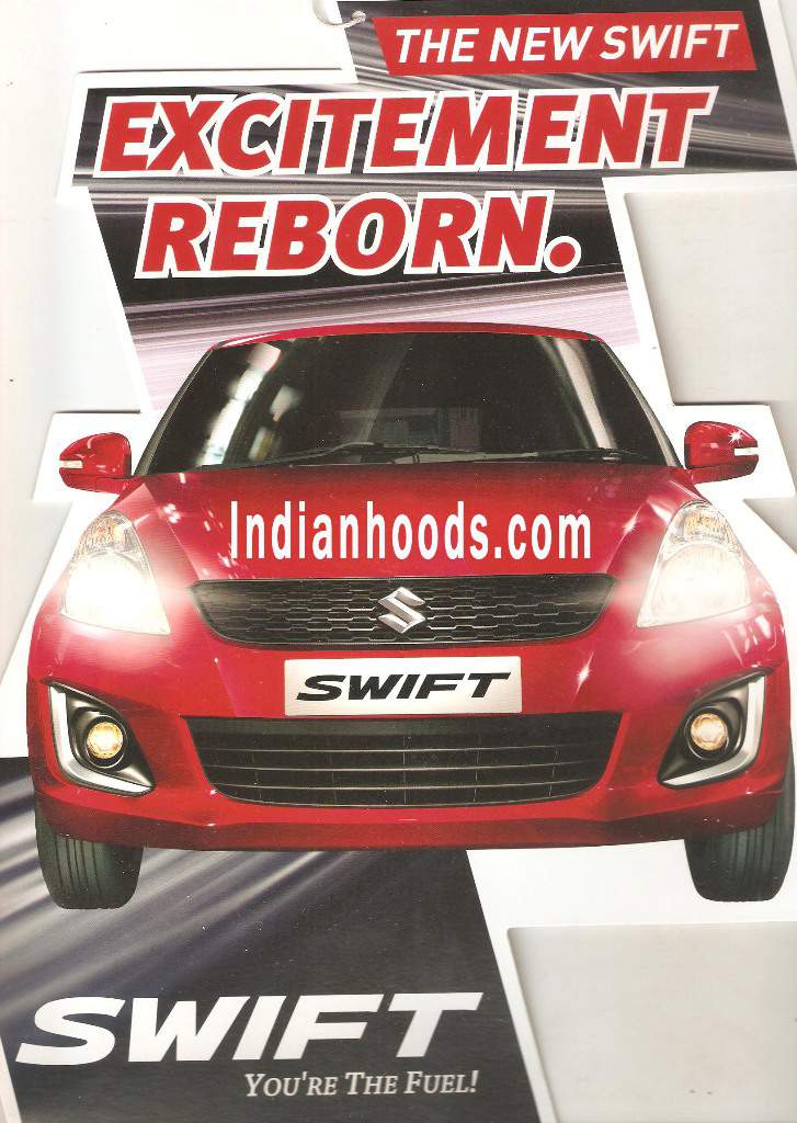 2015 Maruti Swift Brochure Leaked