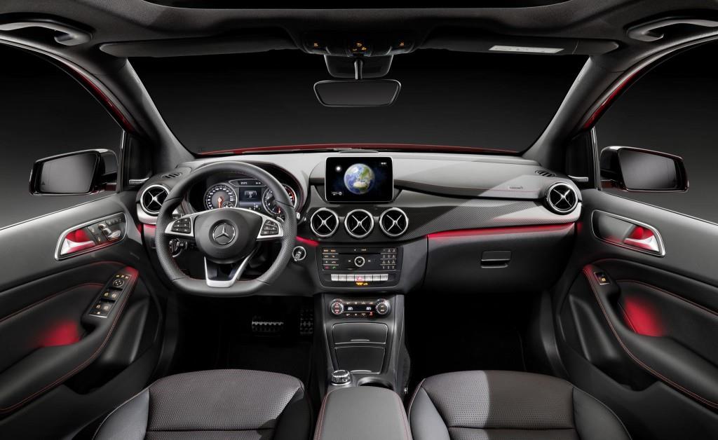 2015 Mercedes B-Class Facelift Interior