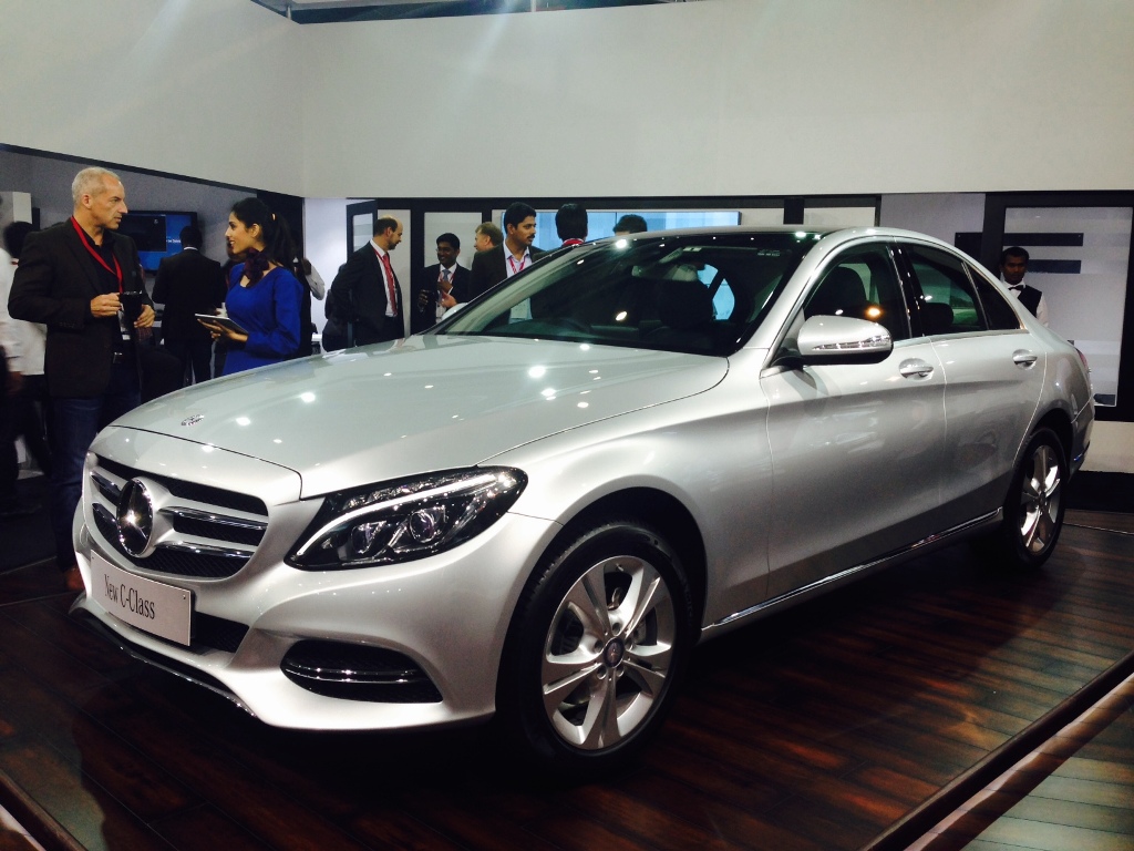 2015 Mercedes C-Class CeBIT Bangalore Showcase