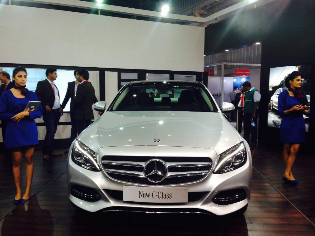 2015 Mercedes C-Class Unveil CeBIT Bangalore Front