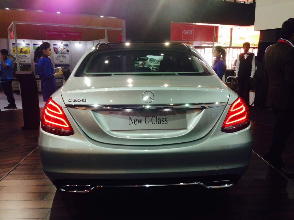 2015 Mercedes C-Class Unveil CeBIT Bangalore Rear