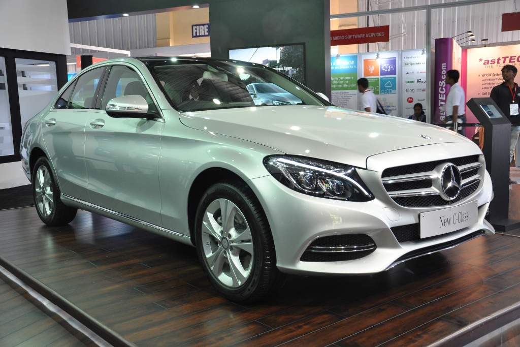 2015 Mercedes C-Class Unveil CeBIT Bangalore