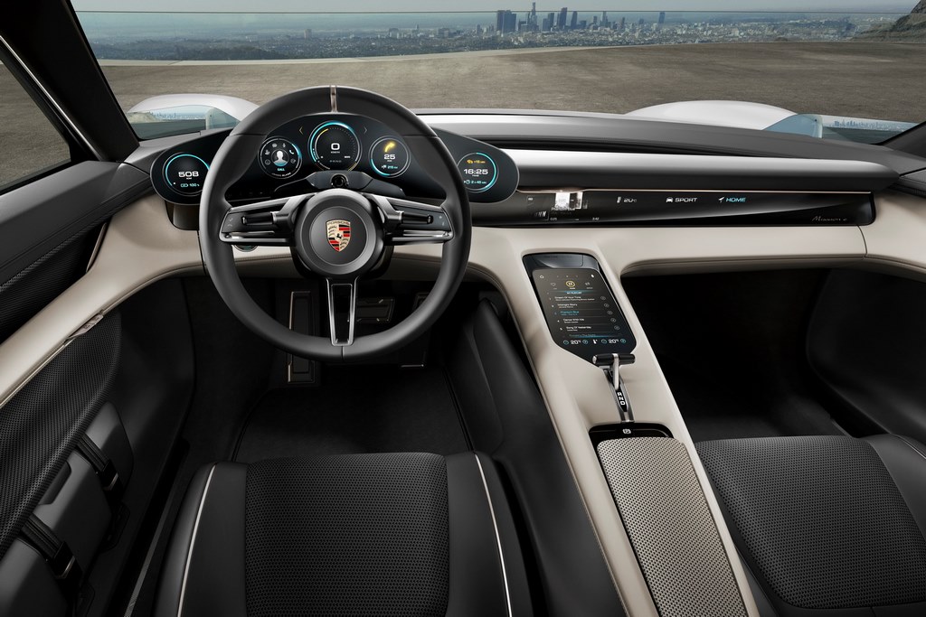 2015 Porsche Mission E Concept Interiors