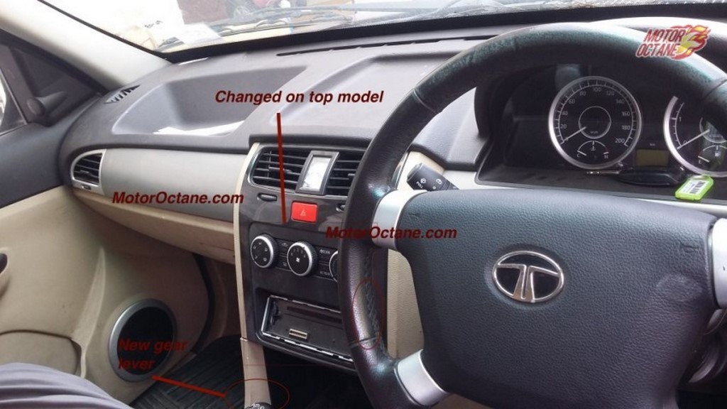 Tata Safari Storme Facelift Base Variant Interiors Spied