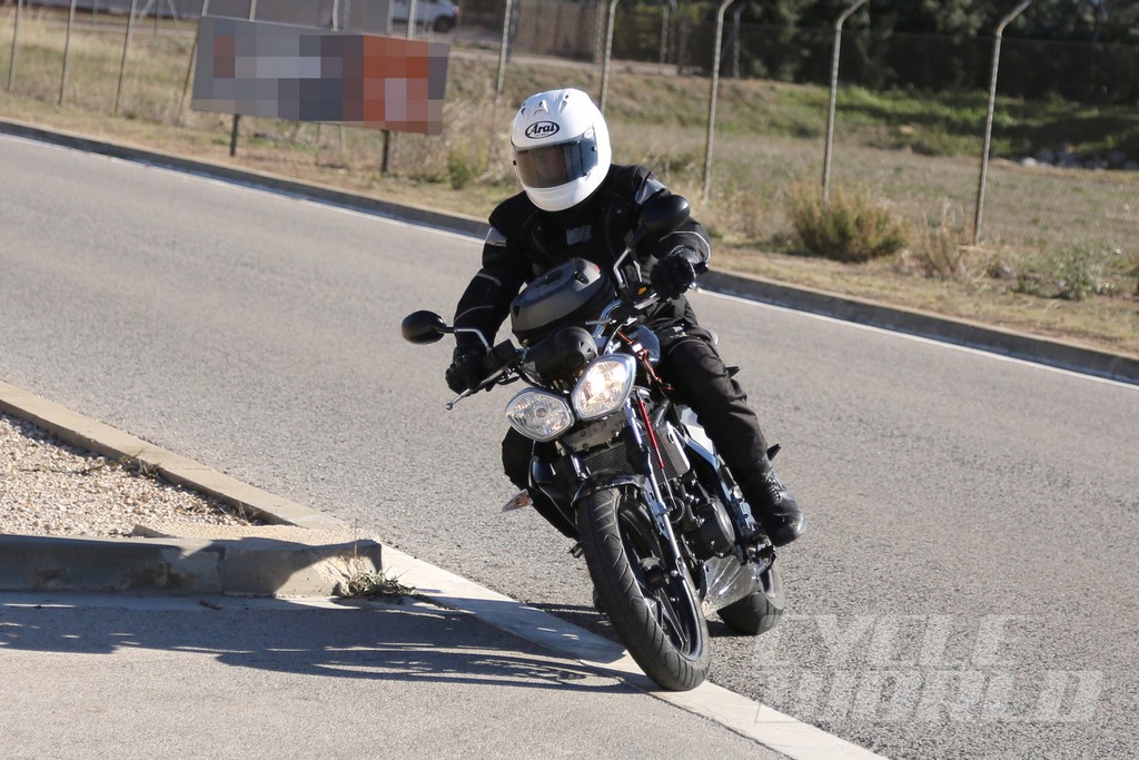 2015 Triumph Street Spy Front