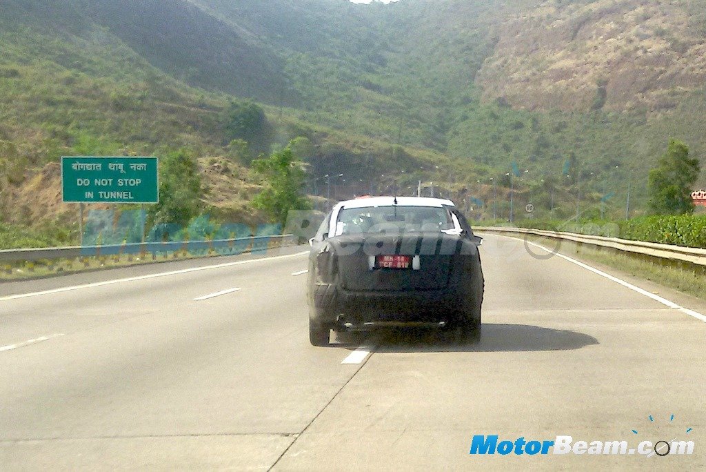 2015 Volkswagen Vento Facelift Test Mule