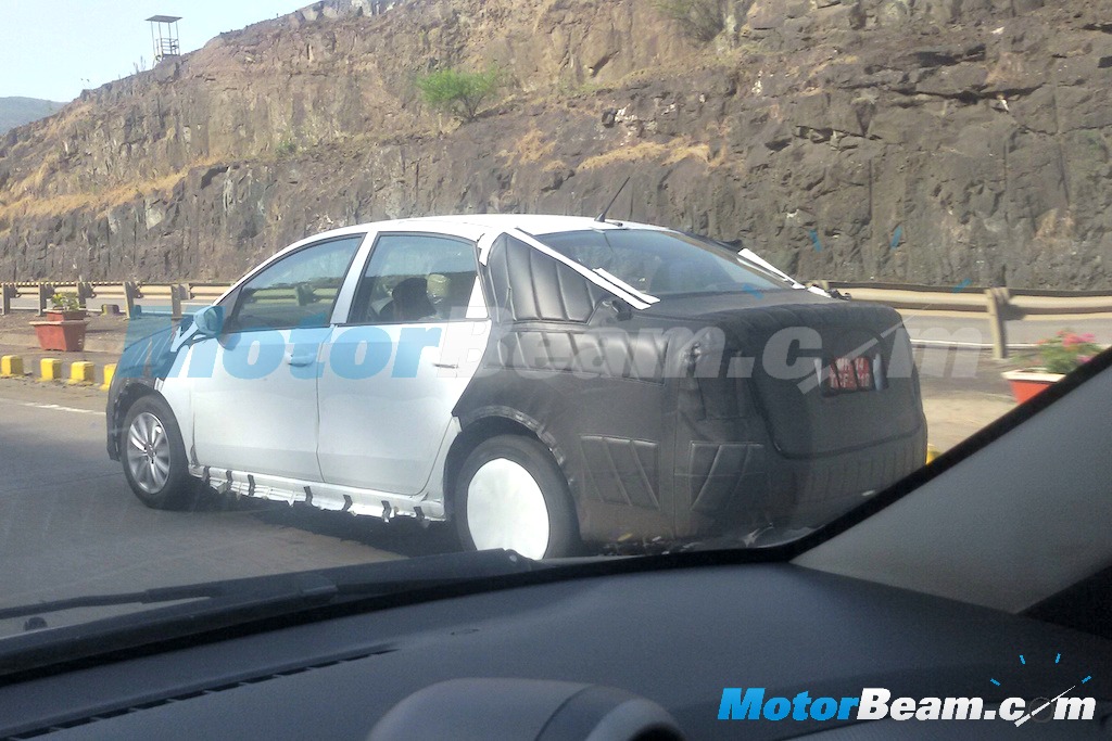 2015 Volkswagen Vento Facelift Testing