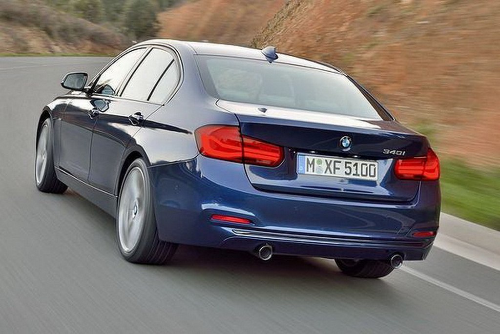 2016 BMW 3-Series Facelift Rear