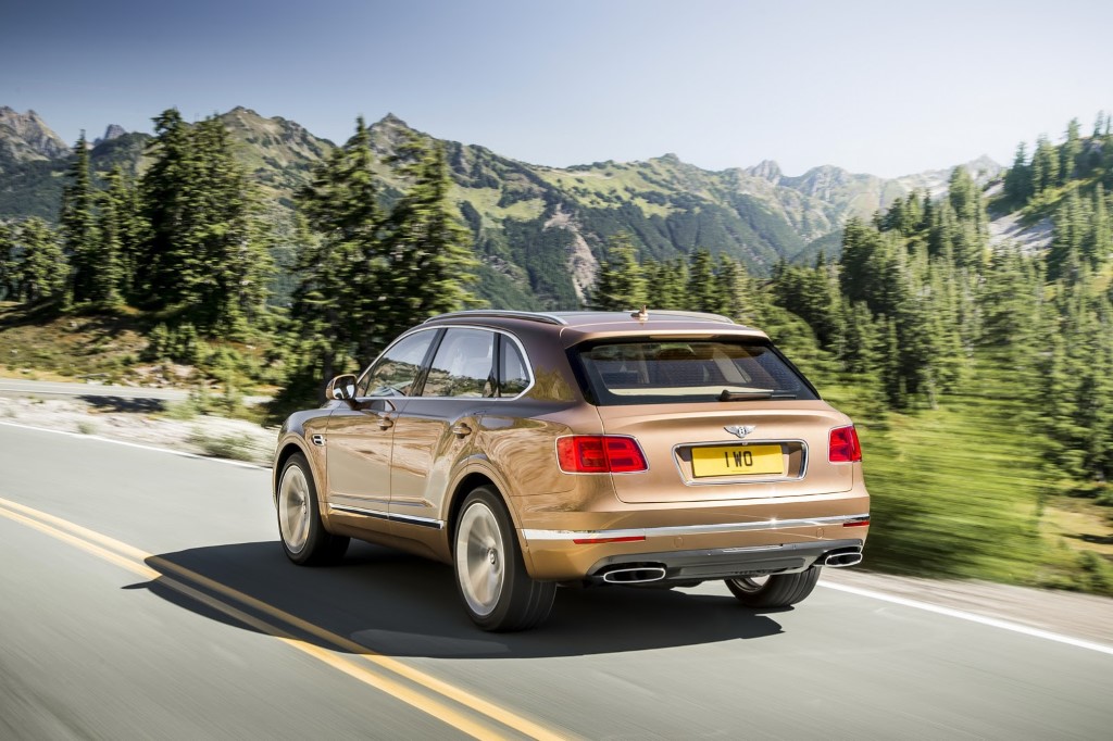 2016 Bentley Bentayga Rear