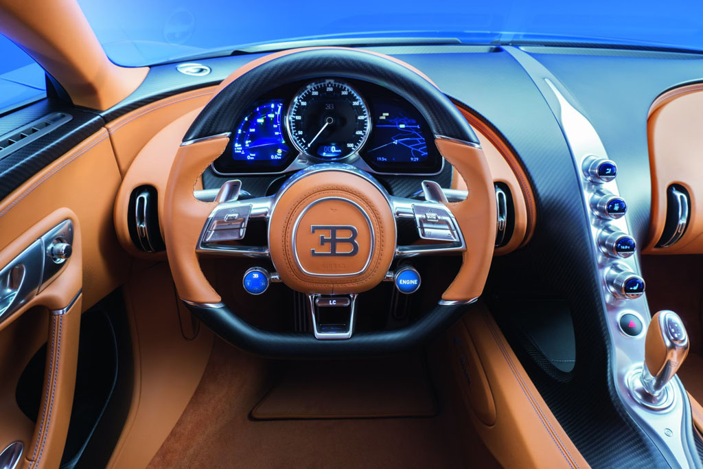 2016 Bugatti Chiron Steering Wheel