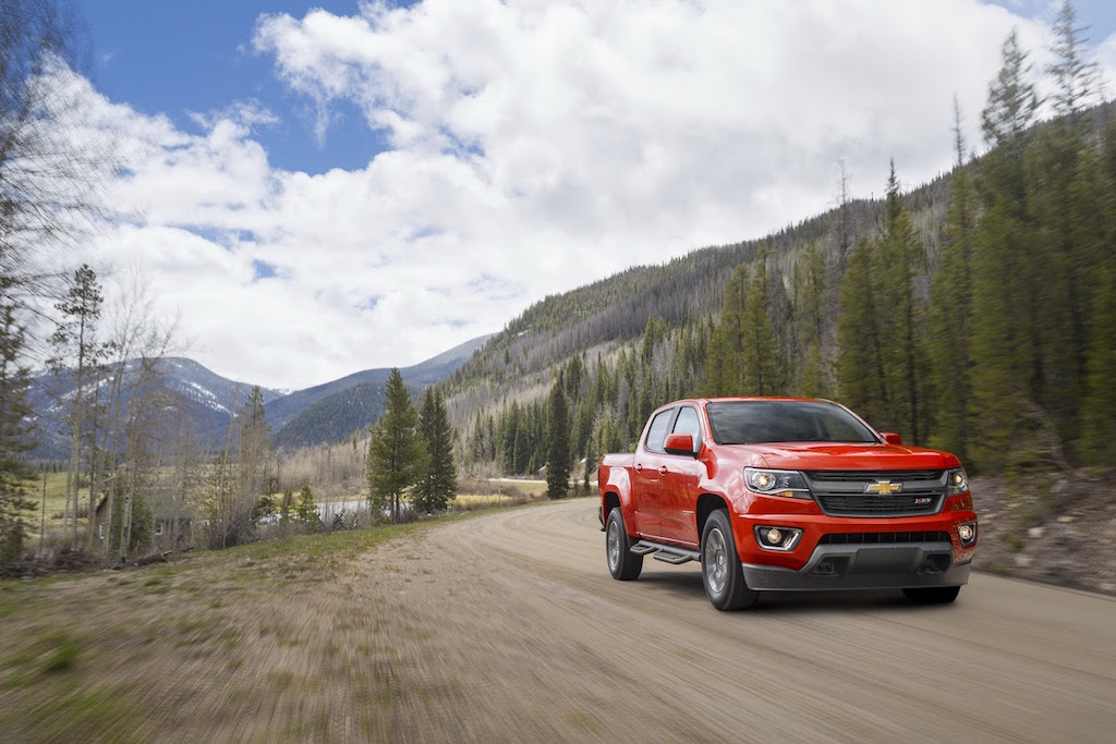 2016 Chevrolet Colorado Specifications