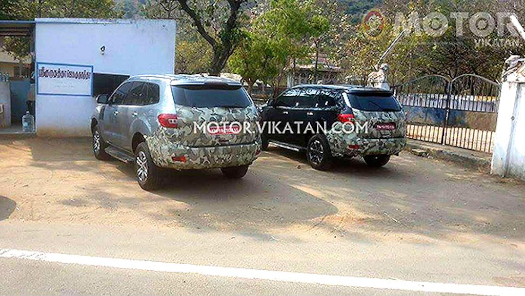 2016 Ford Endeavour Spied India