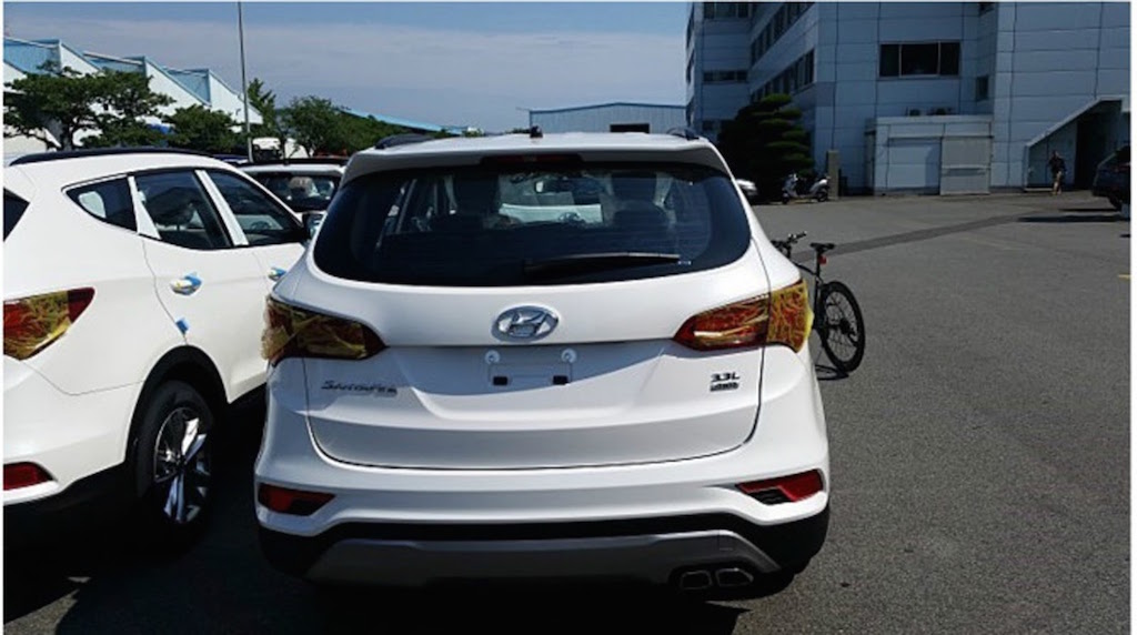 2016 Hyundai Santa Fe Facelift Undisguised Rear
