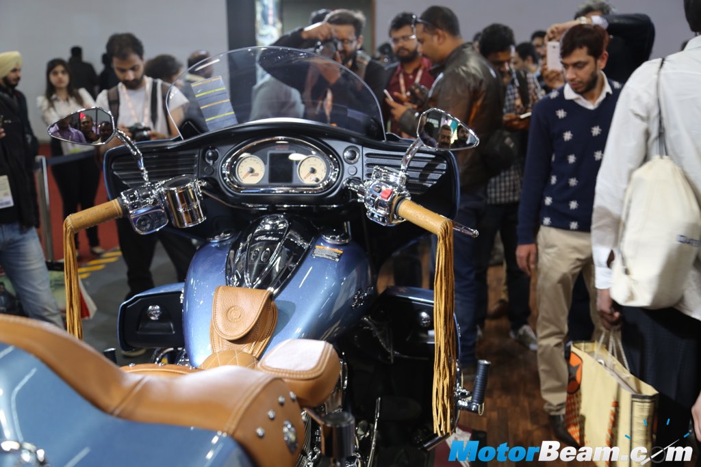 2016 Indian Roadmaster Blue Fuel Tank