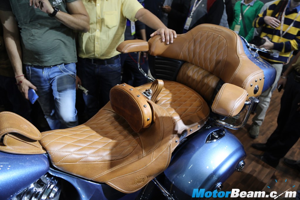 2016 Indian Roadmaster Blue Seats