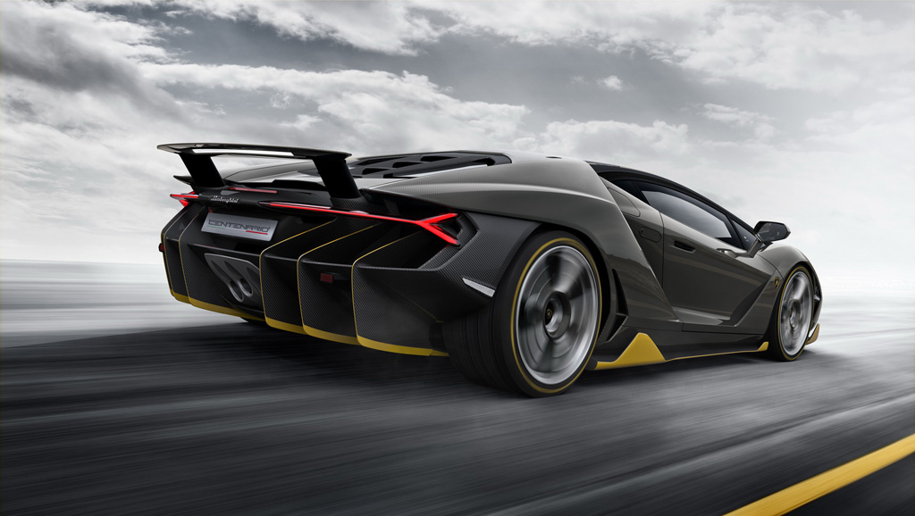 2016 Lamborghini Centenario Side Rear